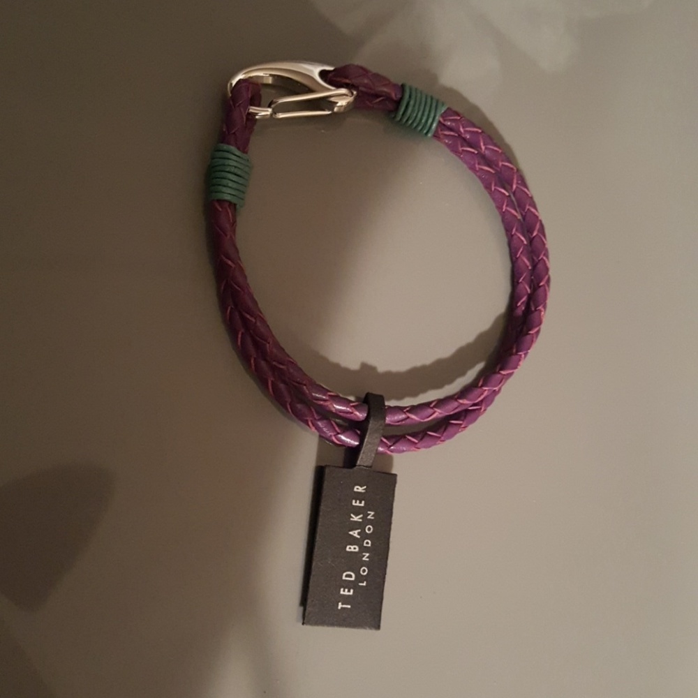 Ted Baker London woven leather bracelet